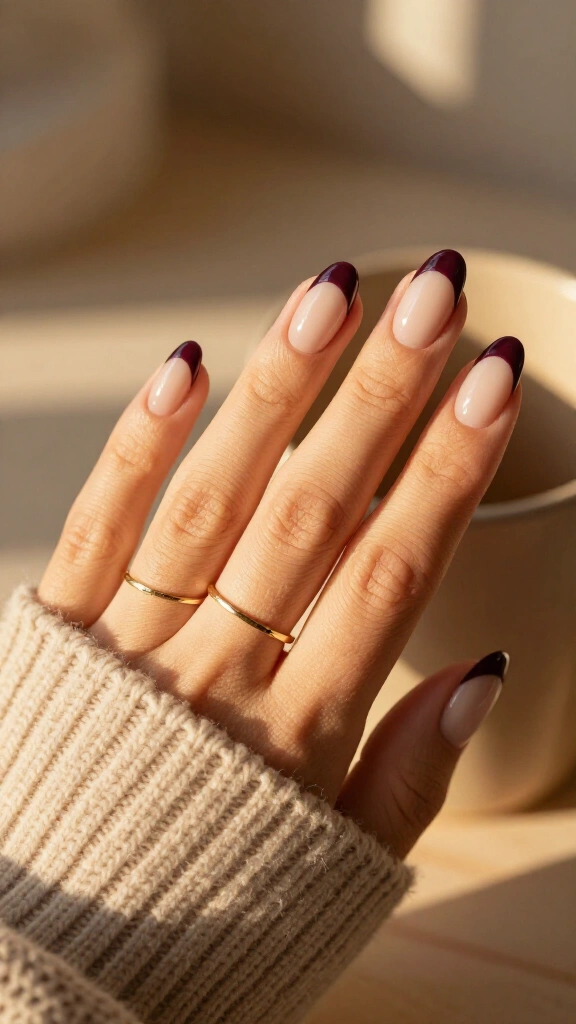 Blackberry Wine French Cuffs