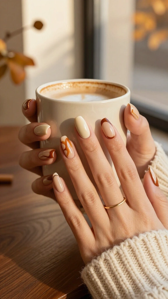 Warm Caramel Latte Swirls