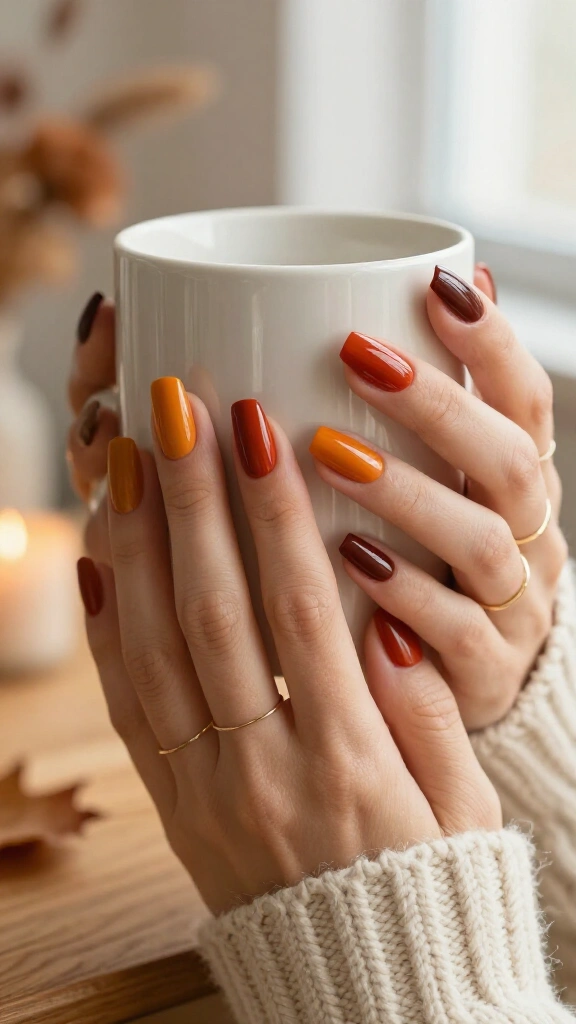 Burnt Sienna Monochrome Palette