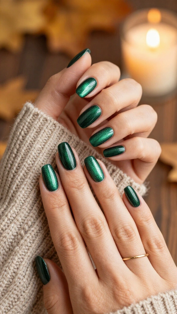 Velvet Forest Green Chrome