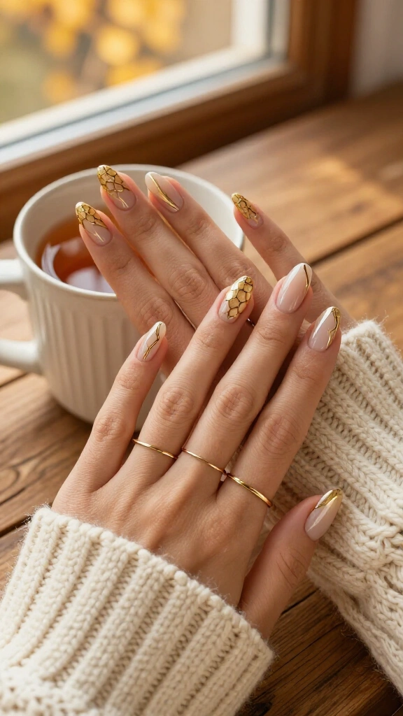 Golden Honeycomb Negative Space
