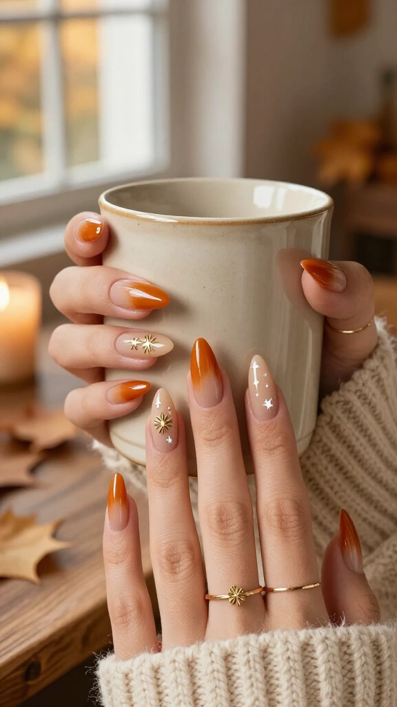 Pumpkin Spice Aura with Starburst Charms