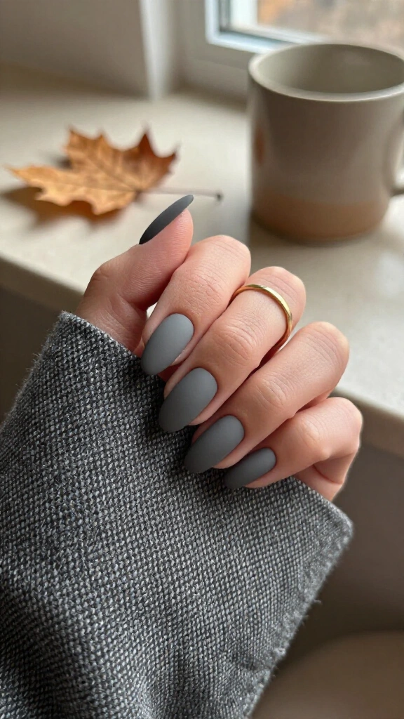 Smoky Charcoal Flannel