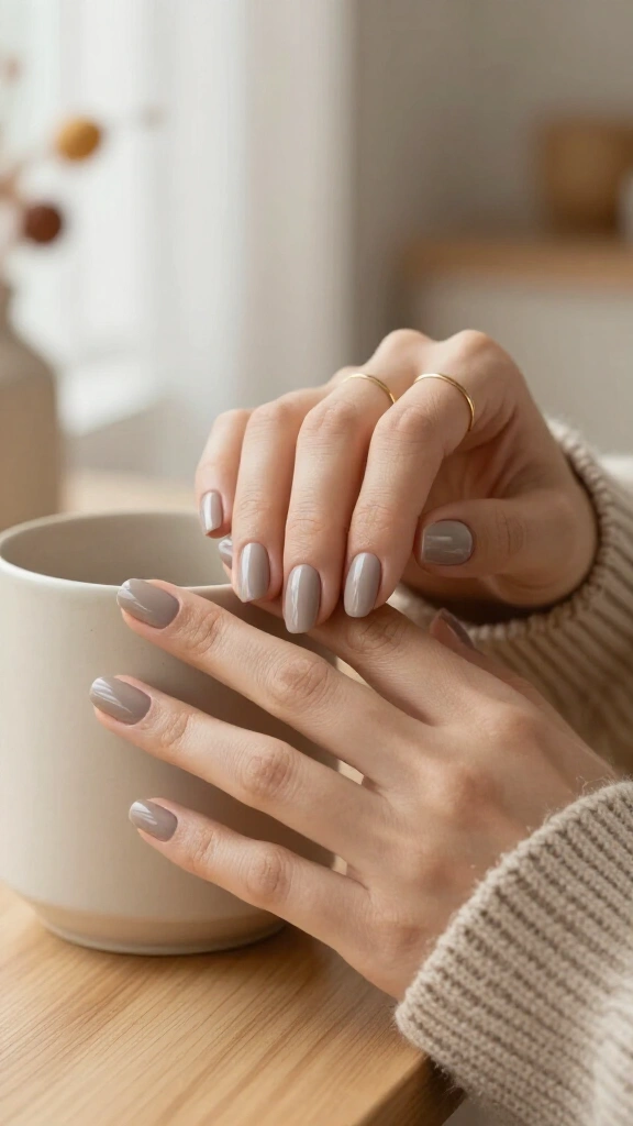 Frosted Taupe Minimalist