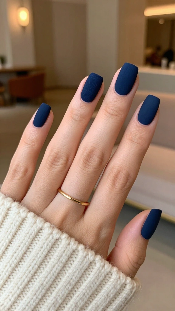 Midnight Navy Suede