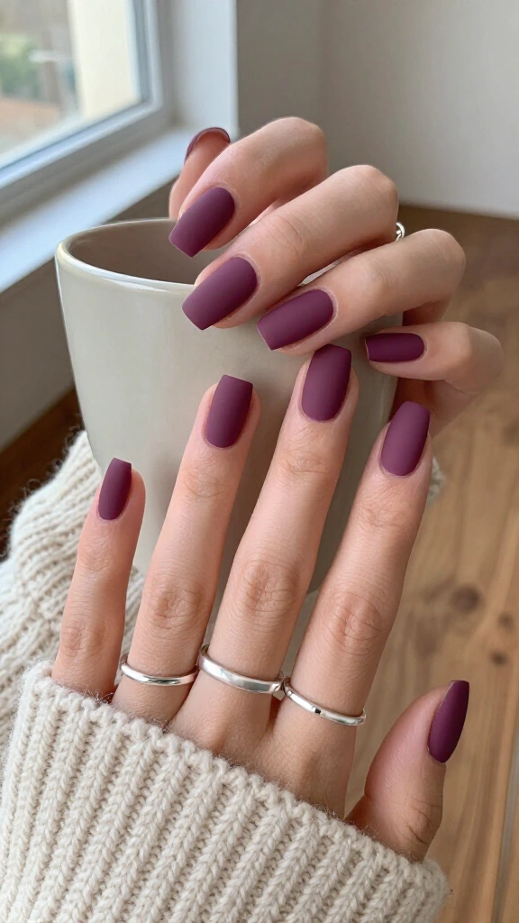 Dusty Plum Aubergine