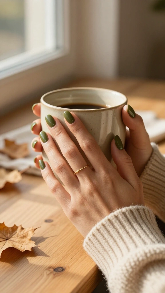 Muted Olive Green
