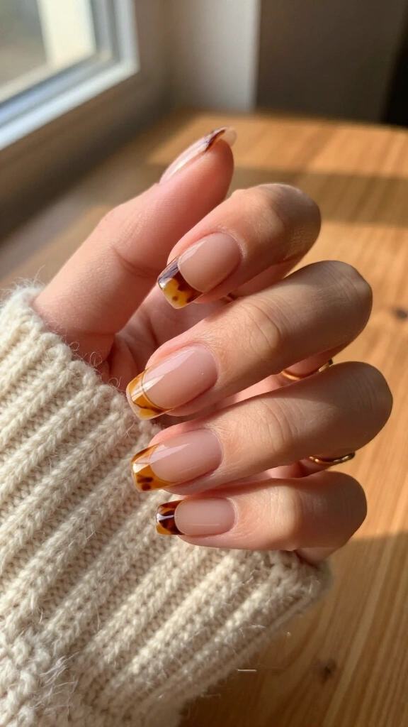 Double Micro French Tortoise Shell