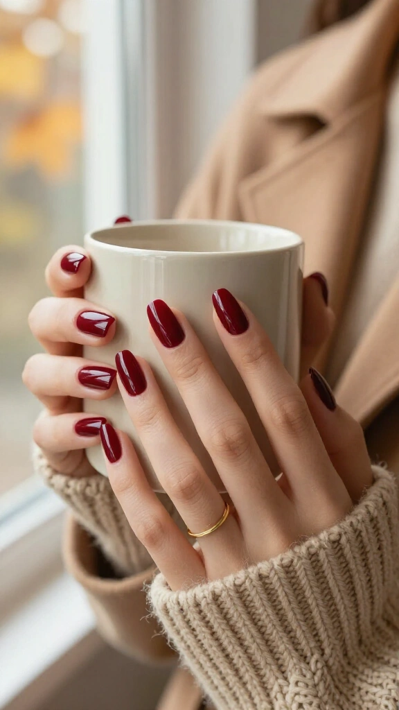 Deep merlot red