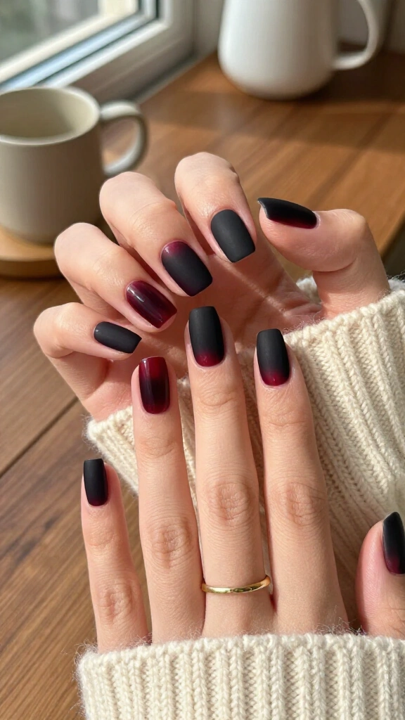Matte black cherry