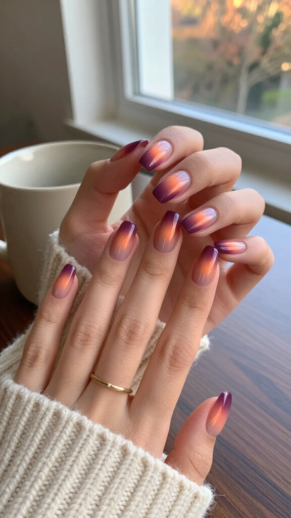 Smoky Plum Sunset
