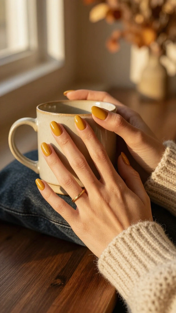 Golden ochre mustard