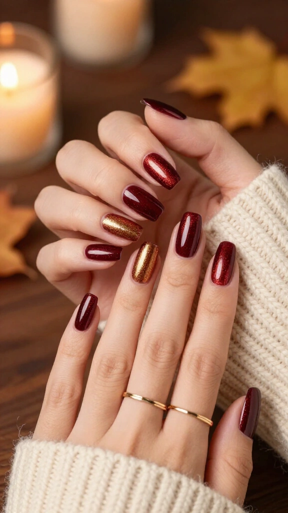 Deep Wine Burgundy Velvet