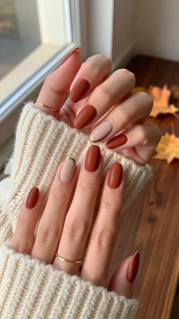 Matte Terracotta Negative Space