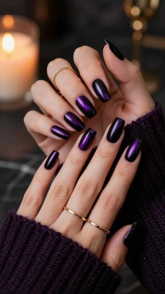Plum Blackberry Velvet Magnetic