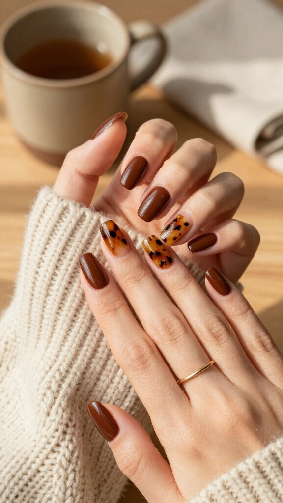 Glossy Tortoise Shell Accents