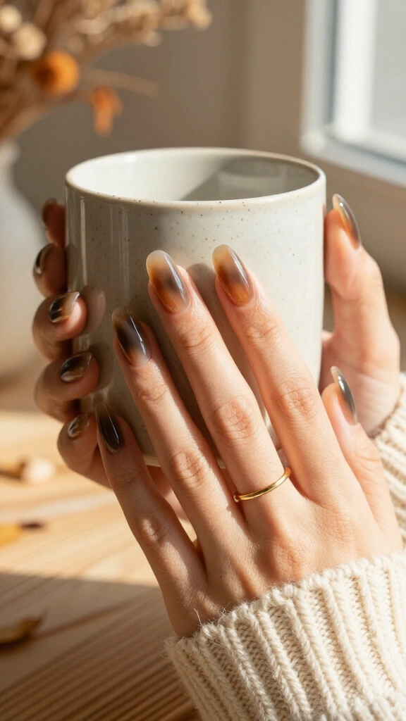 Smoked Quartz Jelly Nails