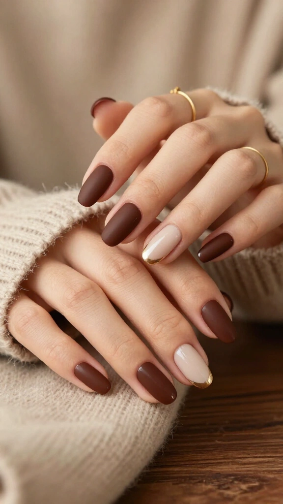 Dark Mahogany Matte & Gloss Mix