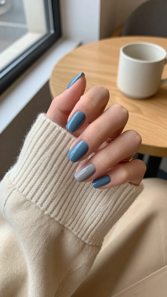 Dusty slate blue