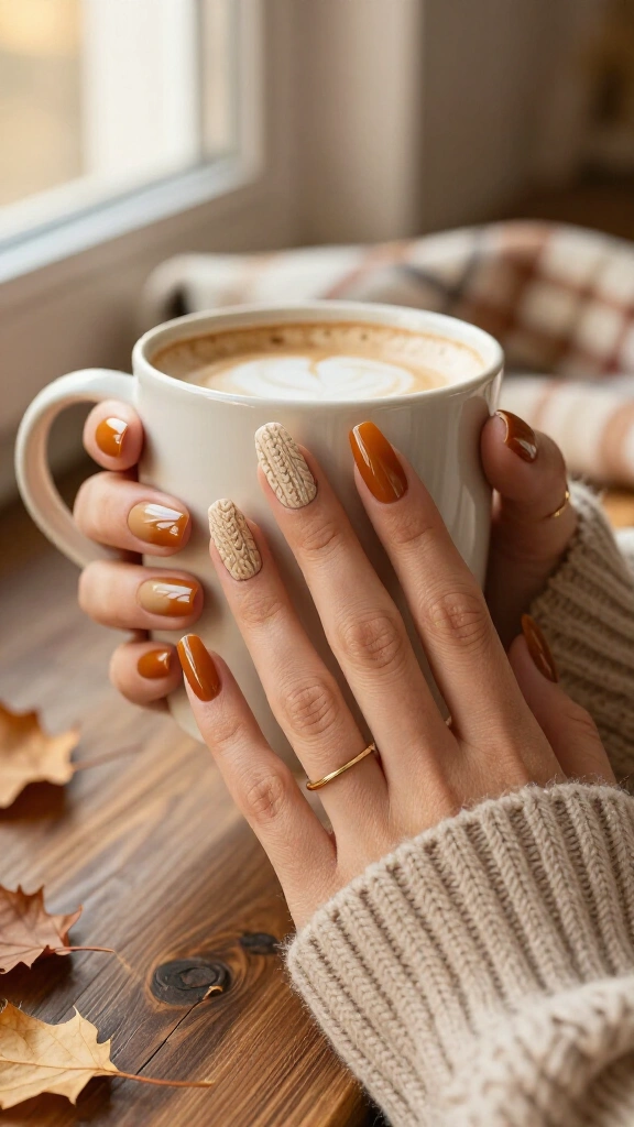 Caramel Macchiato Coffin Knit