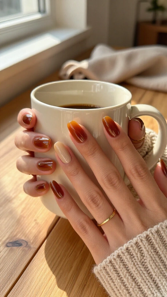 Espresso Jelly Nails
