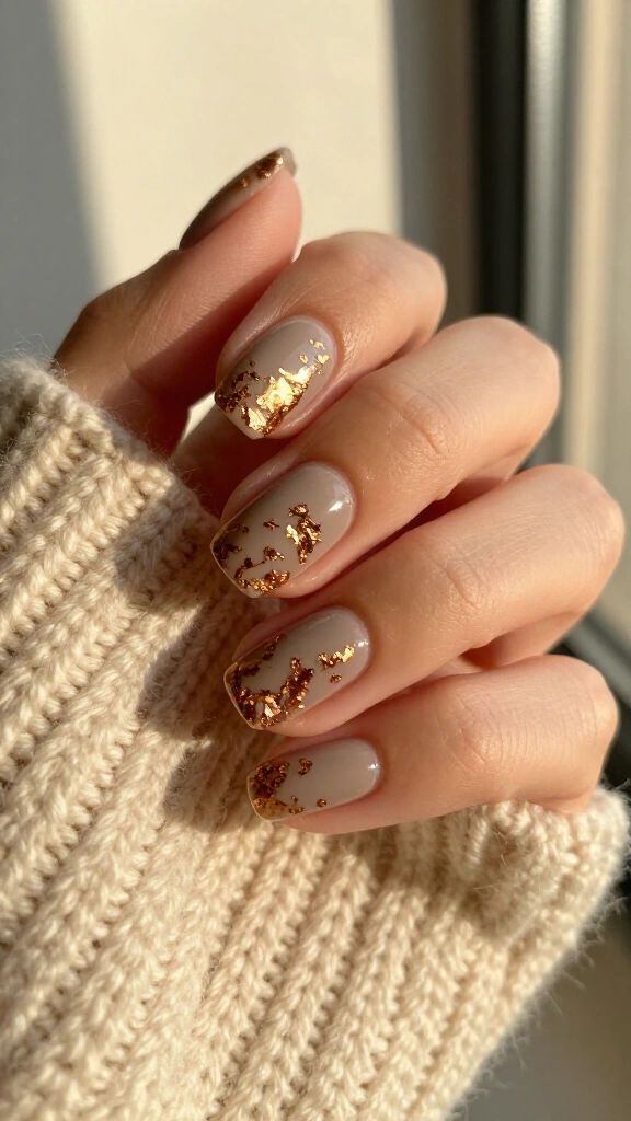 Burnished Copper Foil Accents