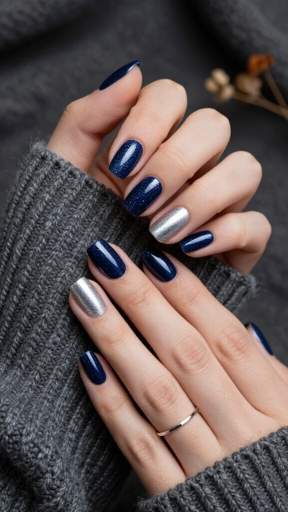 Celestial Midnight & Silver Dust