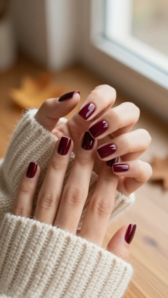 Moody Wine & High-Gloss Finish