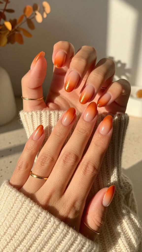 Subtle Sunset Ombré Glaze