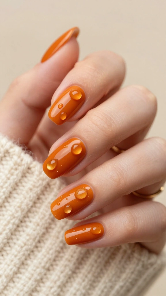 Warm Pumpkin Spice with 3D Gel Drops