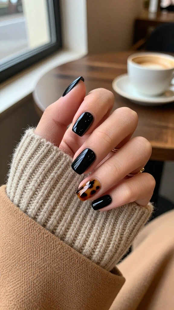 Dark Noir Tortoiseshell Accents