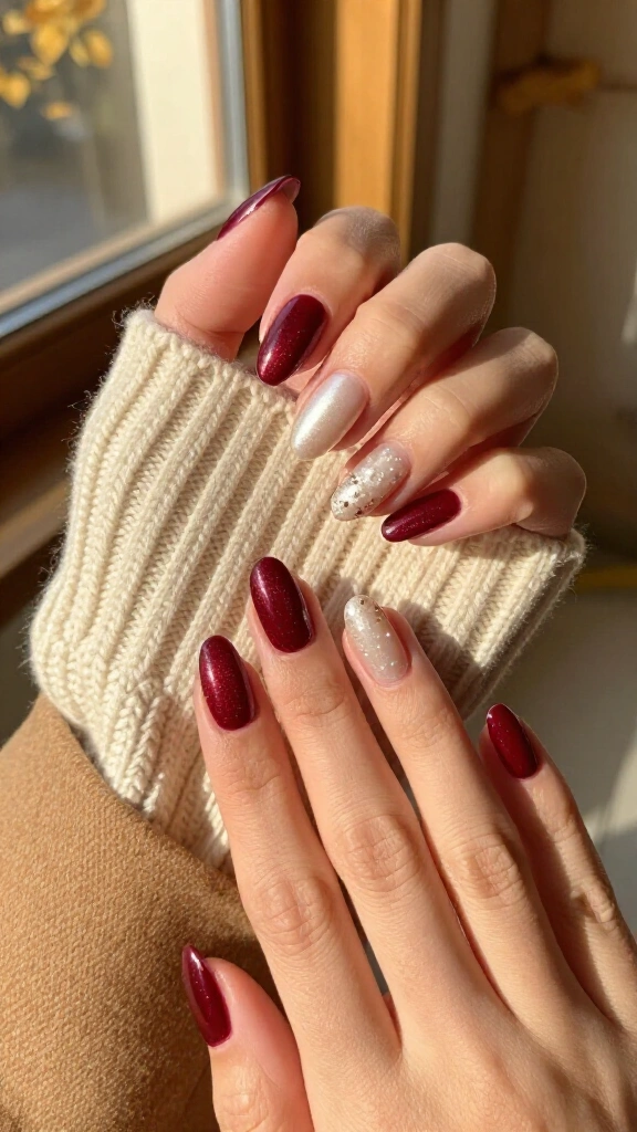 Cranberry Pearlized Silk