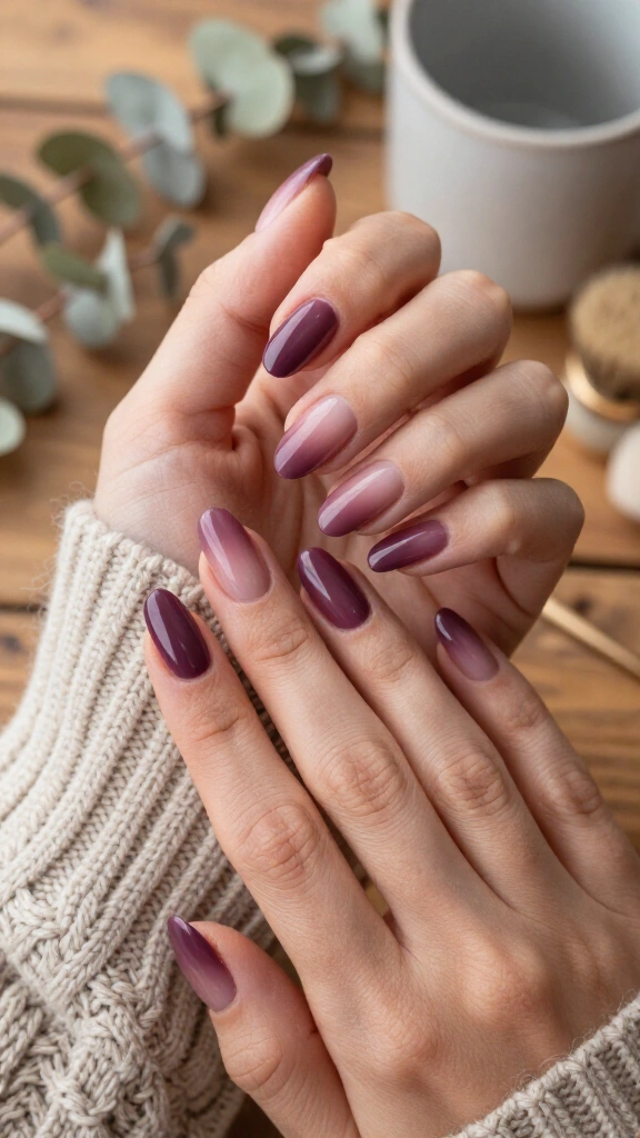 Smoky Plum Ombré