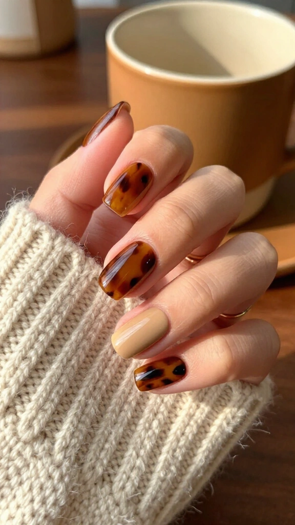 Tortoiseshell accent details