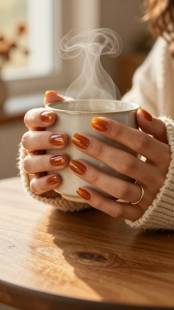 Spiced cinnamon amber jelly