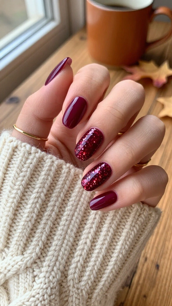 Cranberry Sparkle Accent