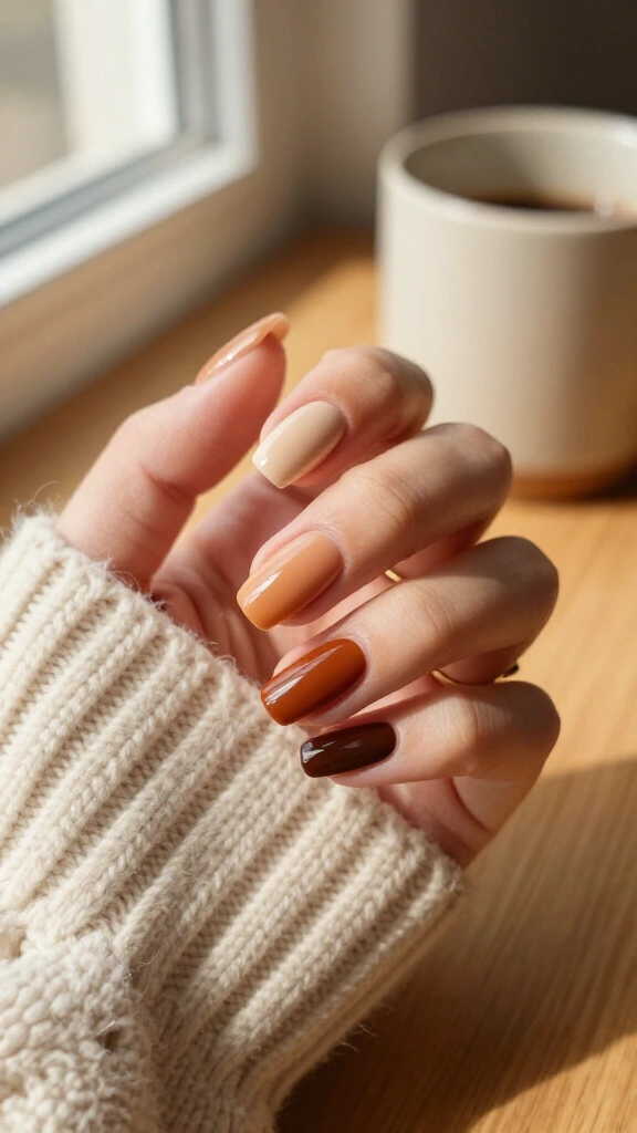 Autumn tonal gradient