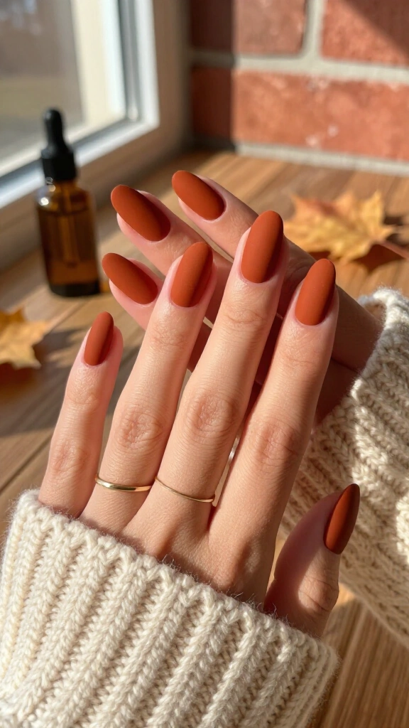 Matte Burnt Terracotta
