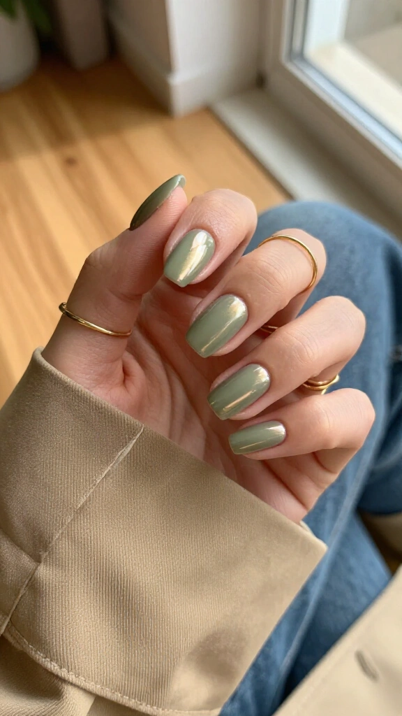 Muted Olive Glaze