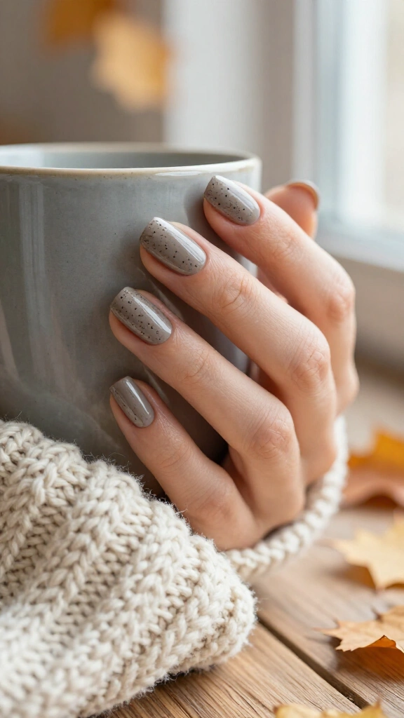 Speckled Eggshell Mushroom Taupe