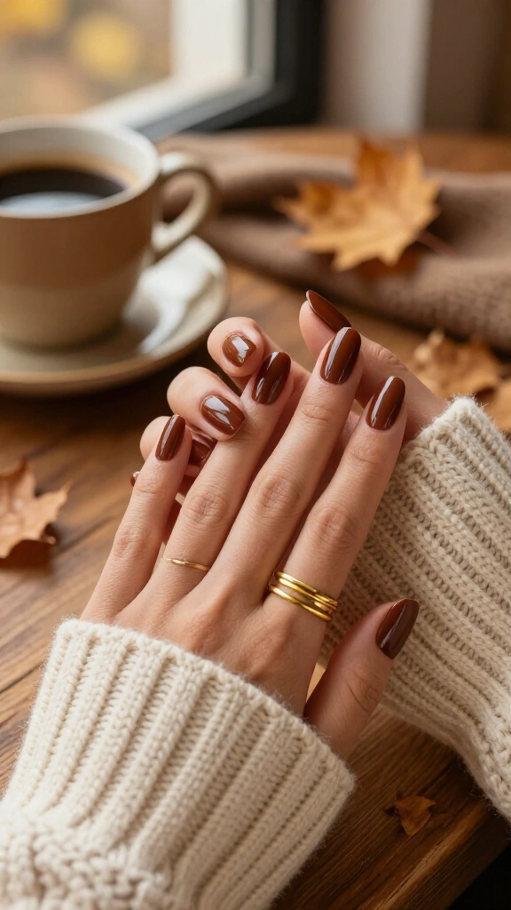 Rich espresso brown gloss