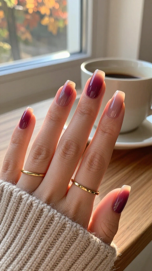 Moody plum jelly acrylics