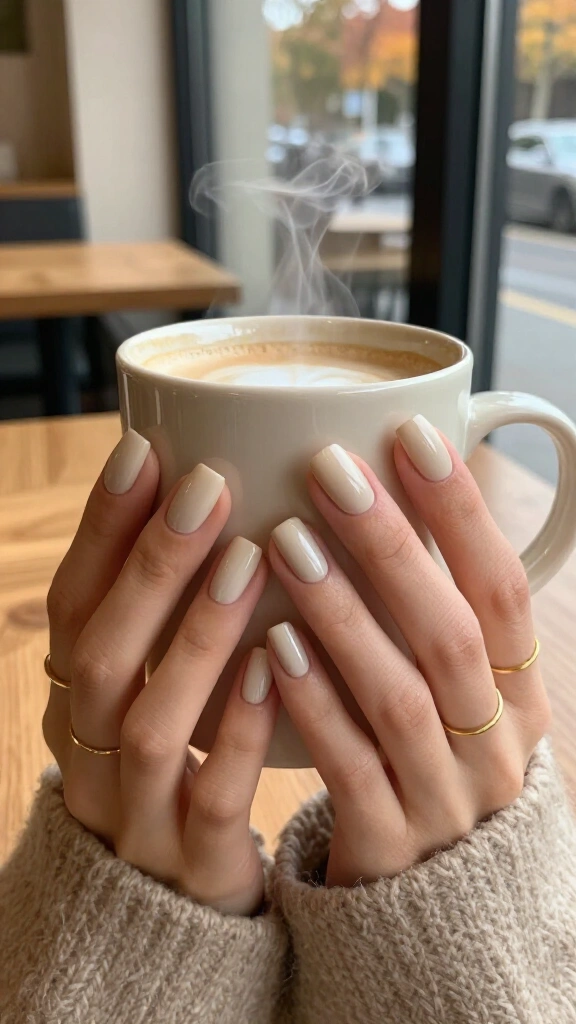 High-Gloss Creamy Taupe