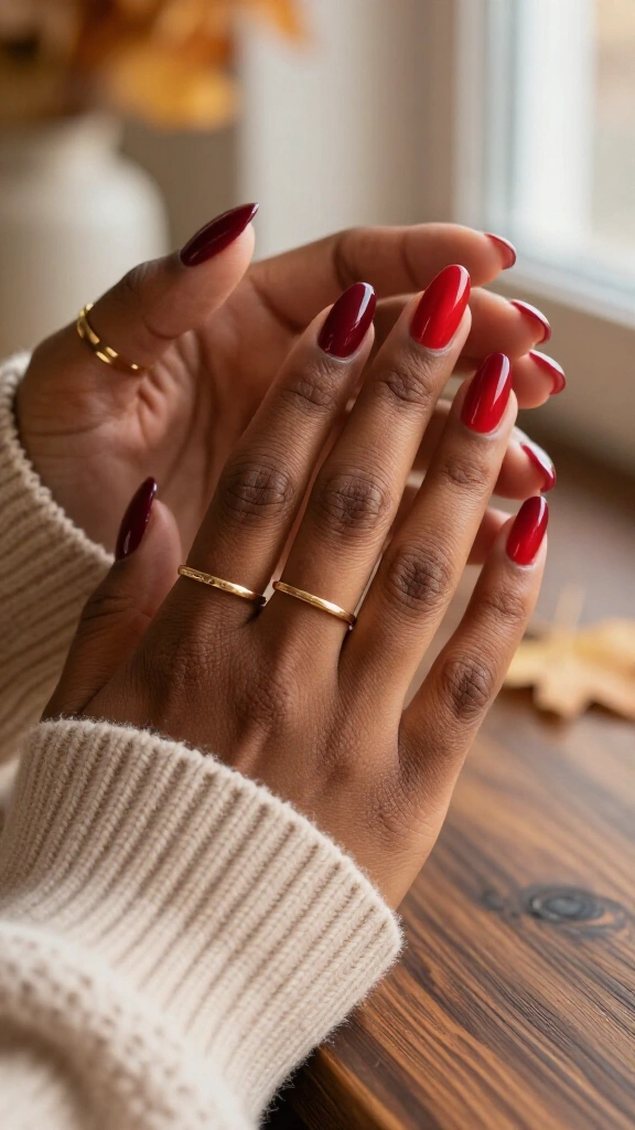 Warm Cranberry Ombré