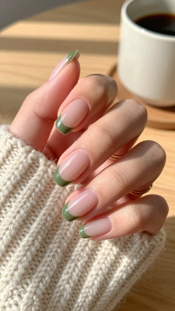 Olive Green Side Swipe