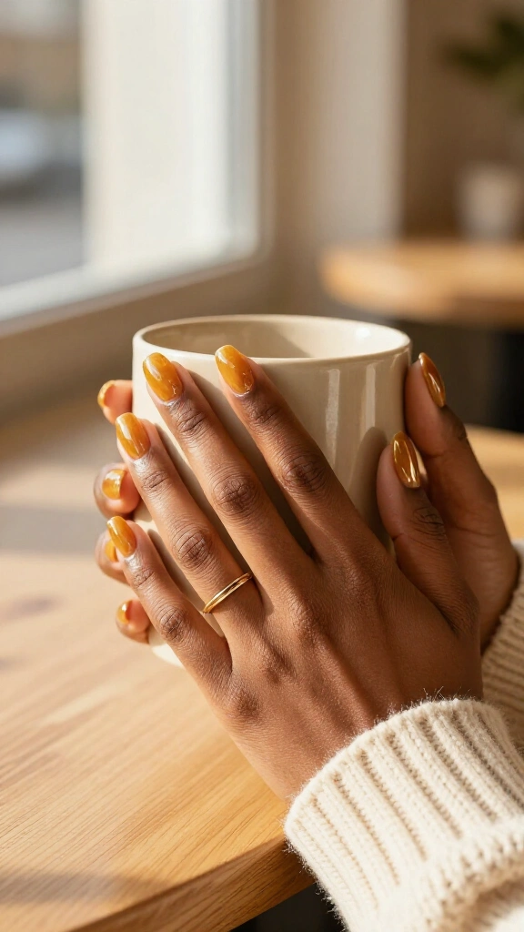 Golden Honey Jelly Polish
