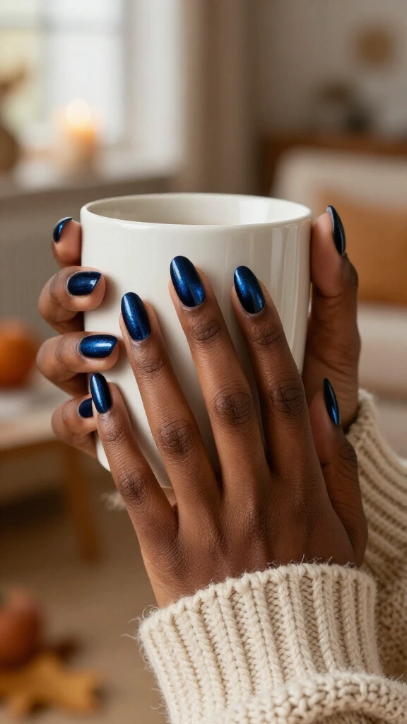 Midnight Navy Velvet