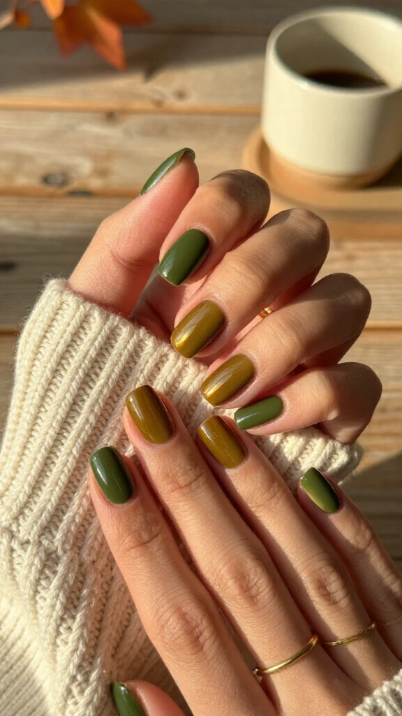 Rich olive green