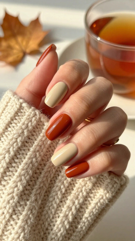 Muted terracotta