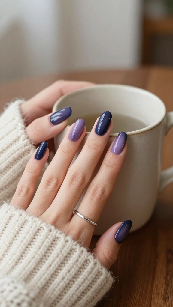 Midnight Navy Aura Glow